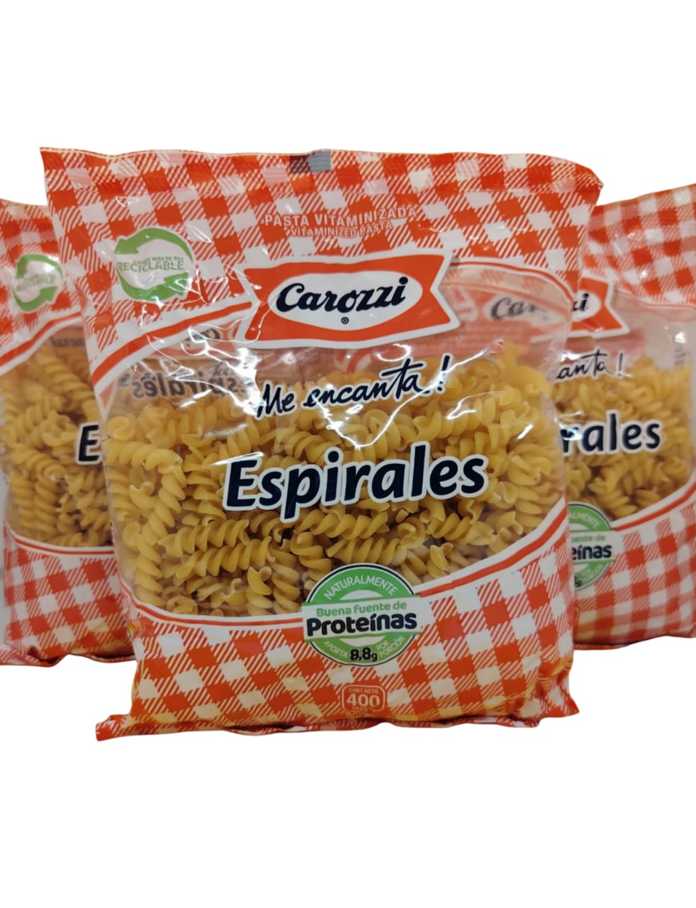 Display x 30 Unid($828)Espirales, pasta 400 gr