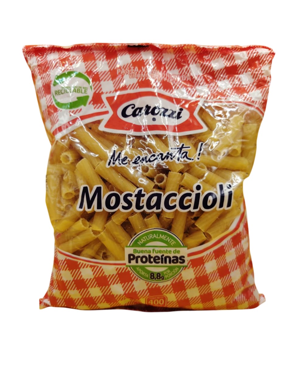 Display x 30 Unid($828)Mostaccioli pasta 400 gr