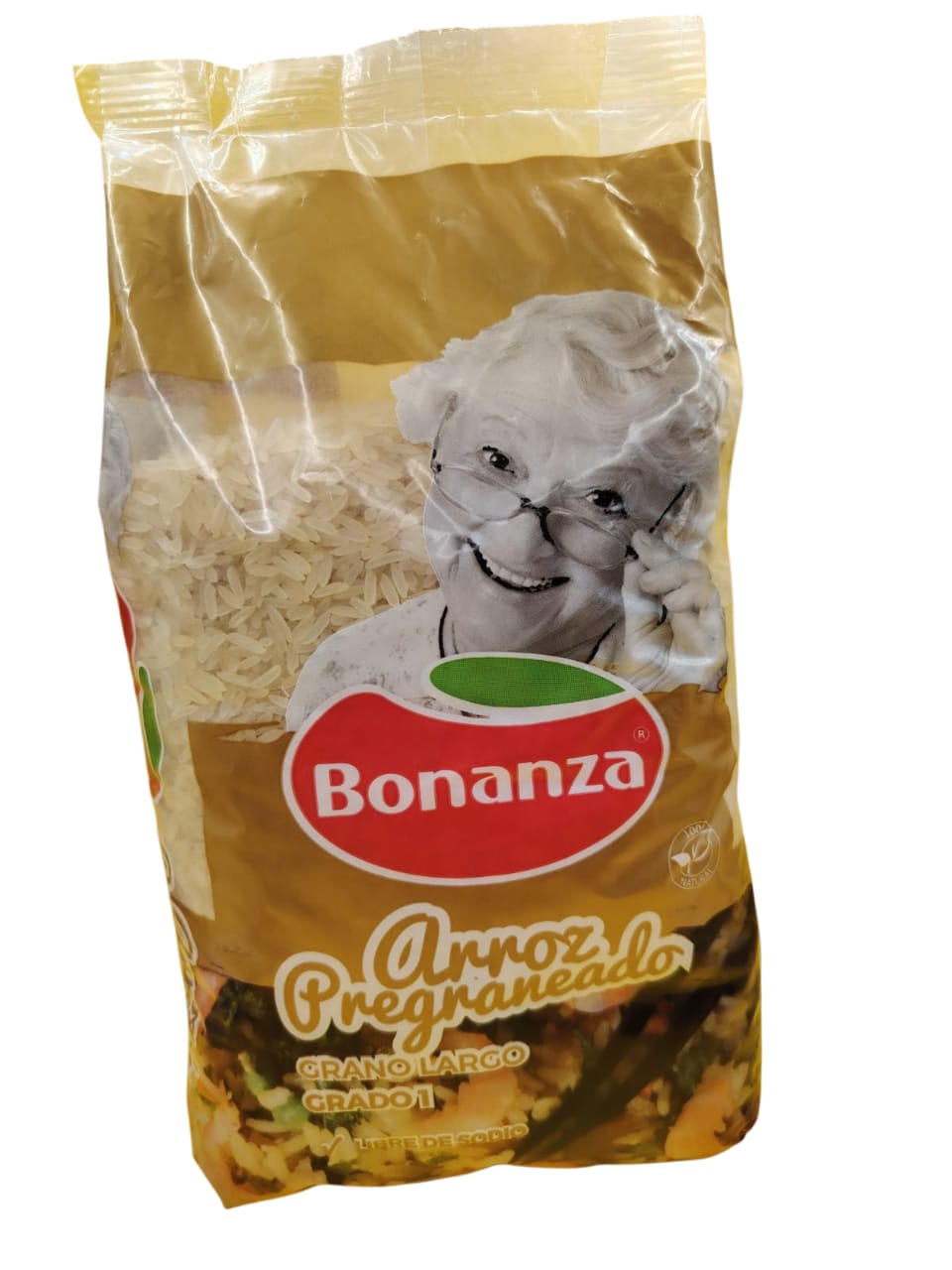 Display x 10 Unid.($1.490) Bonanza Arroz Pregraneado Grado 1 1 KG