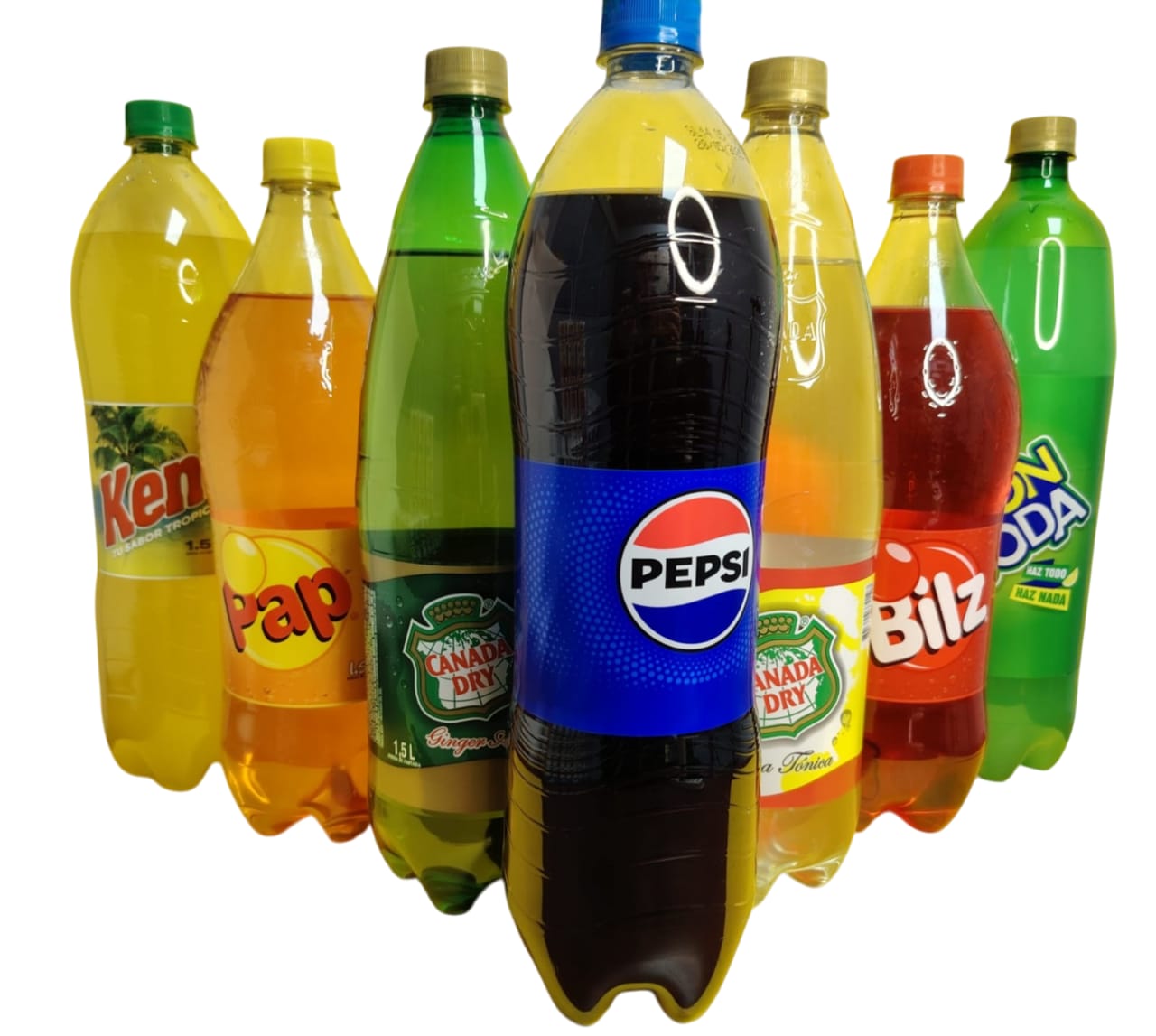 display x 6 Unid($1.594) Bebida de fantasia 1.5 lt , sabor pepsi zero, limon soda zero