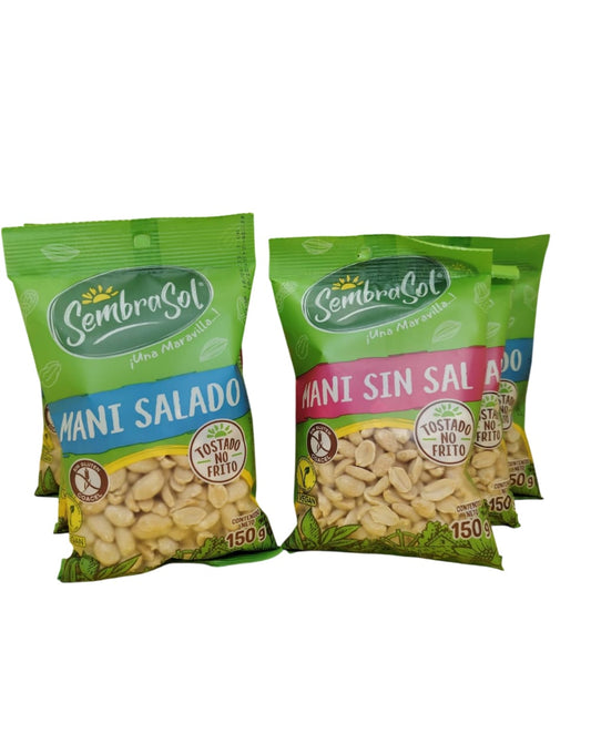 Caja x 24 Unid. ($624)) Sembrasol,Mani salado Tostado 150 gr
