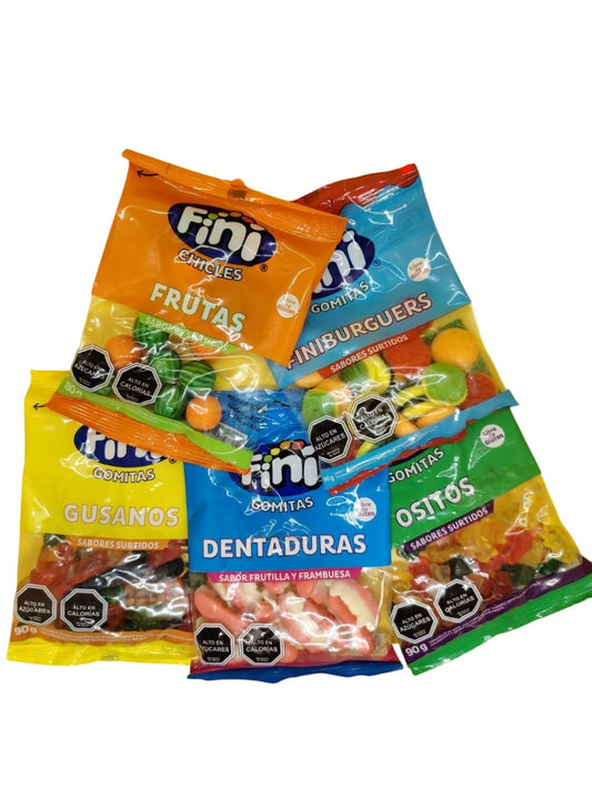 Displayx 12 Unid($846)Gomitas y chicles 90 gr