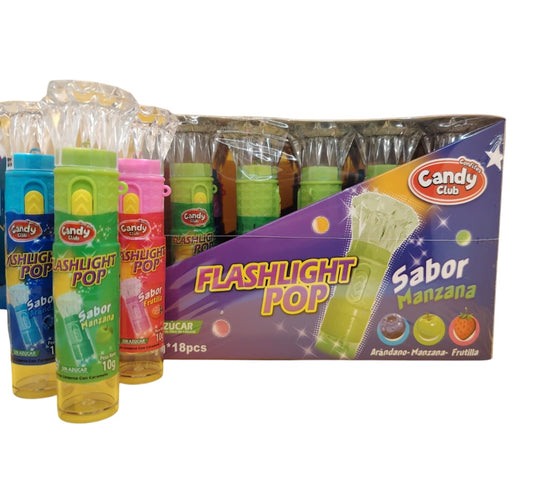 Display x 18 Unid($583)Candy club Flashlight 10 gr