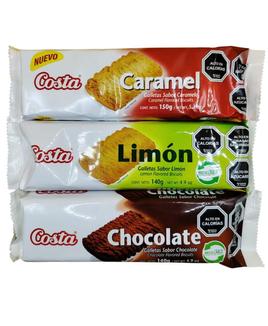 Caja x 24 Unid($727) Galletas con sabor a Caramel 150 gr