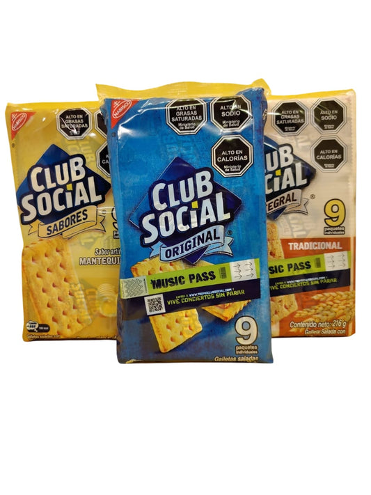 Caja x 24 Unid($1.173) Club Social galletas 216 gr