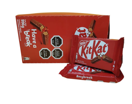 Display x 24 Unid($531). Kit Kat Obleas rellenas de Crema 41,5 gr