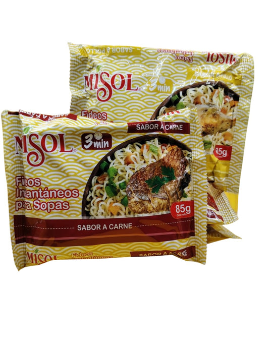 Caja x 24 Unid ($304) Misol Fideos Instantaneos para sopa 85 gr