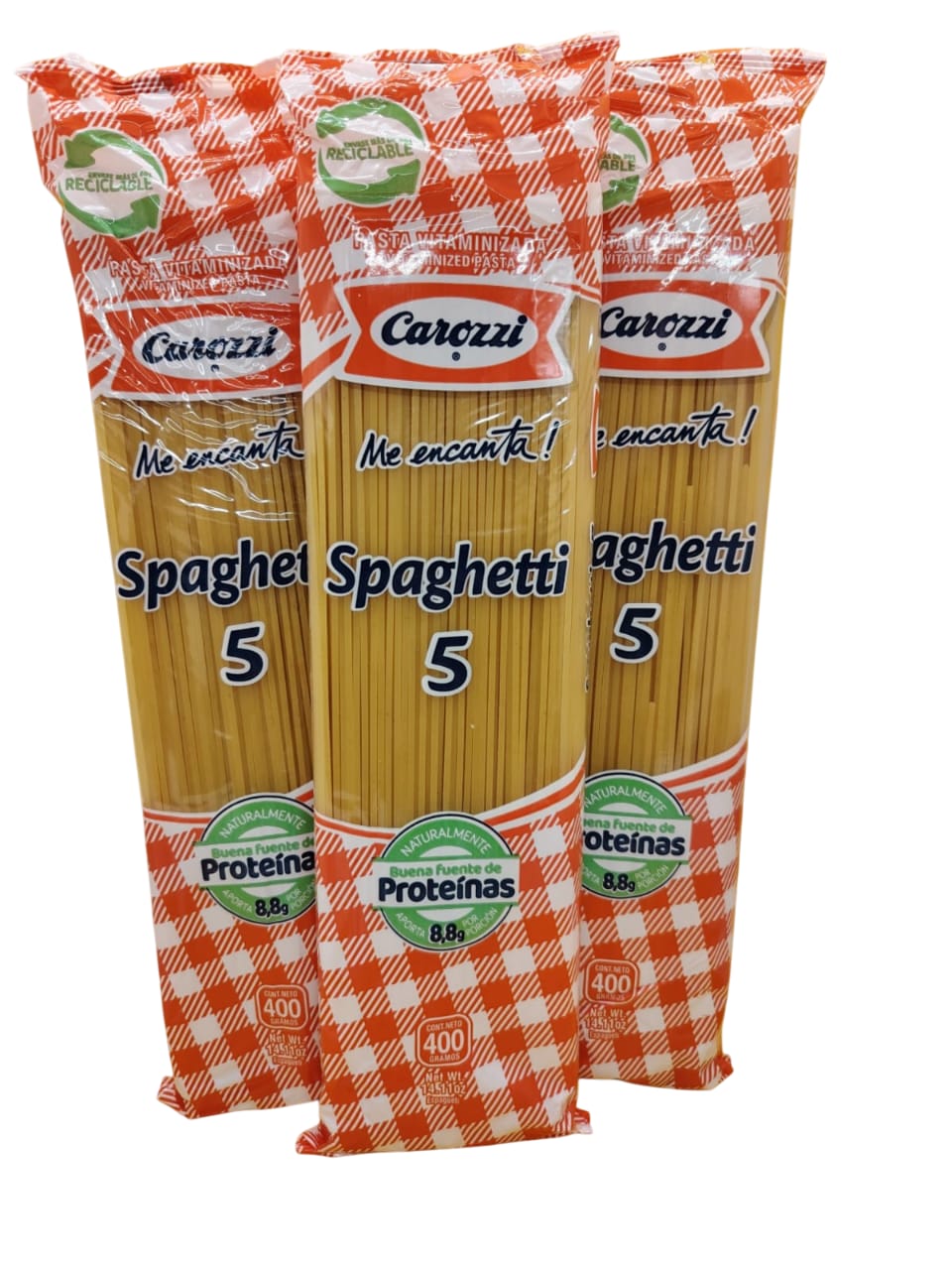 Display x 25 Unid($838) Spaghetti pasta 400 gr