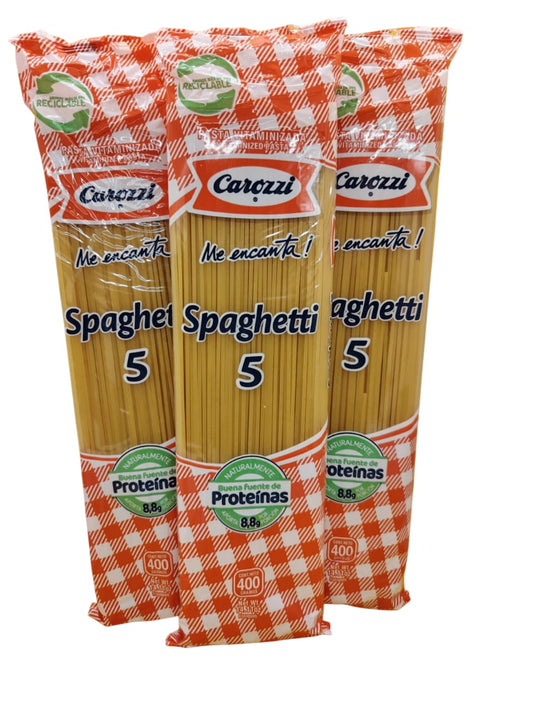 Display x 25 Unid($838) Spaghetti pasta 400 gr