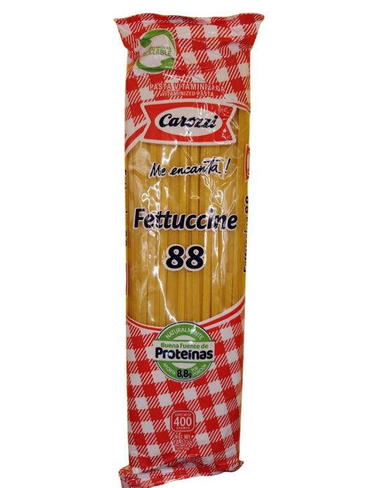 Display x 25 Unid($838) Fettuccine 88 pasta 400 gr