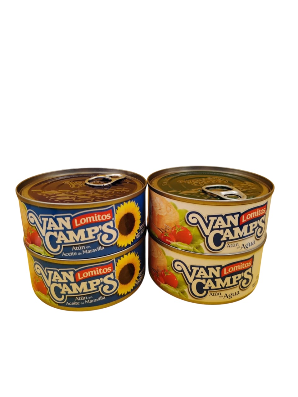 Caja x 48 Unid.($1.377) Van Camps 160 gr Agua y Aceite