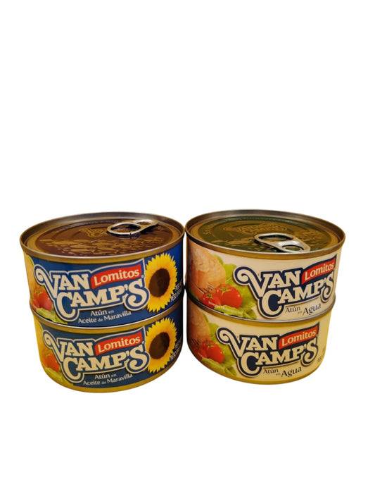 Caja x 48 Unid.($1.377) Van Camps 160 gr Agua y Aceite