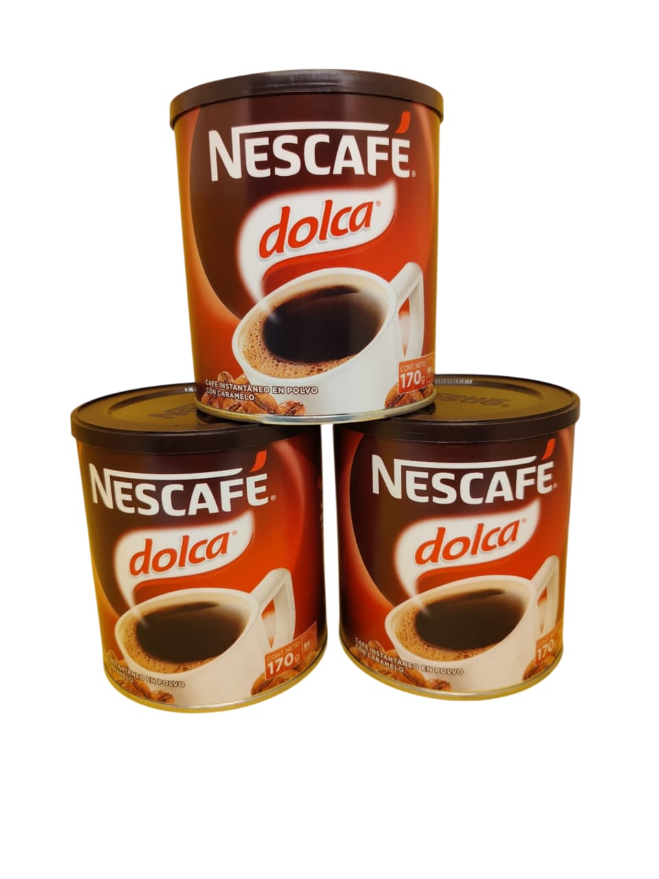 Display x 12 Unid. ($4.114) Dolca. Cafe Instantaneo 170 gr