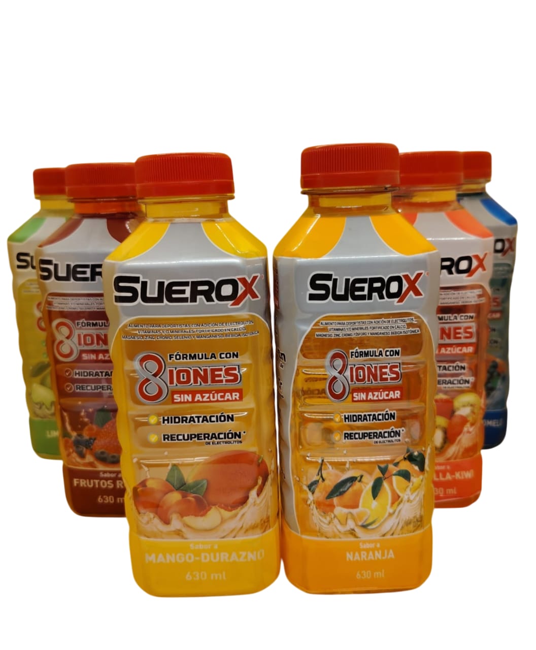 Display x 12 Unid($1.775)Suerox, alimentacion para deportistas 630 ml