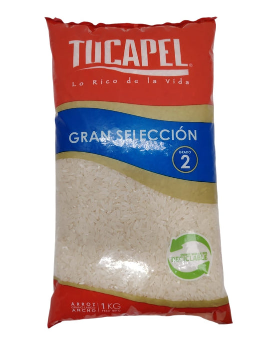 Display x 10 Unid ($1.640) Arroz tucapel grado 2 900 gr