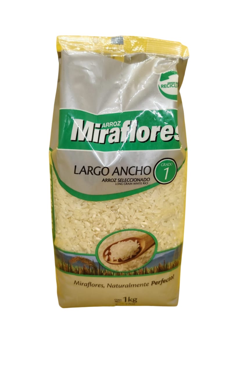 Display x 10 Unid($2.320)Miraflores, Arroz Grado 1 1 KG