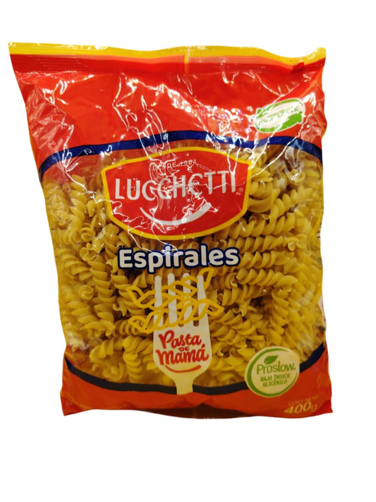 Display x 30 Unid.($777) Luchetti Pasta de trigo 400 gr