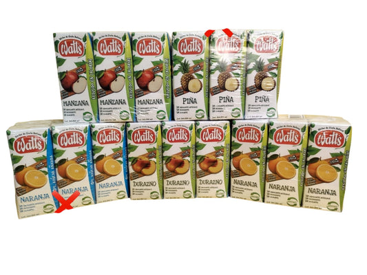 Cajax30  Unid.($275) Watts Nectar de fruta Natural 200 ml
