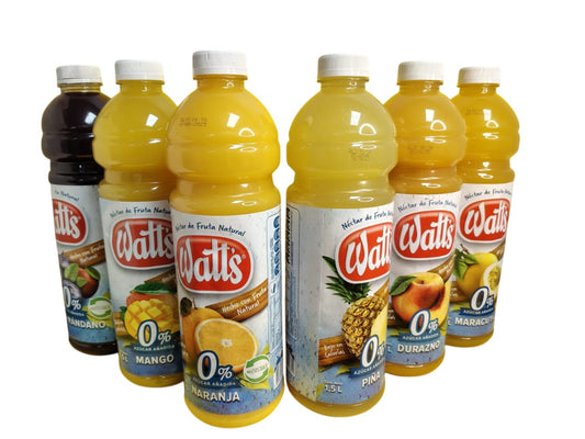 Display X 6 Unid($1800). Watts Nectar de Fruta 1.5 Lt