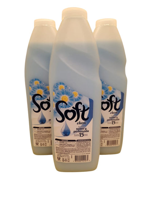 Cajax 12 Unid($1.465). Soft Suavizante Clasico 1L