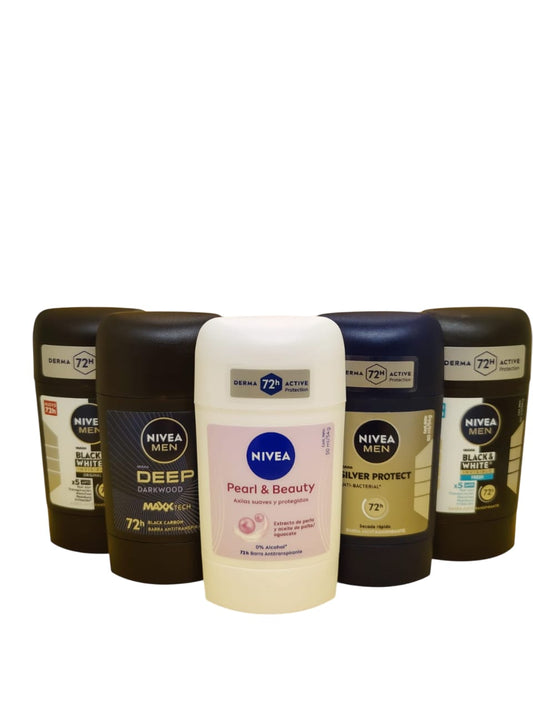 Cajax 15 Unid.($1.853) Nivea, desodorante en Barra