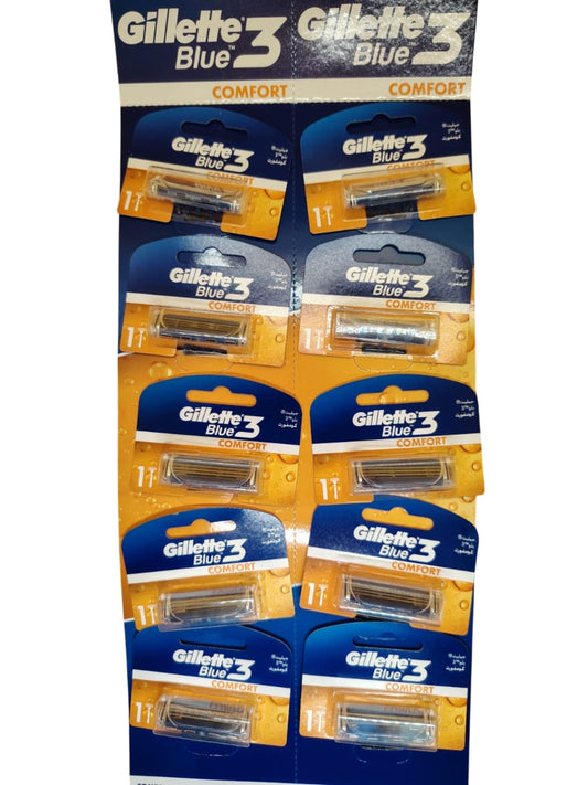 Display x 10Unid($931,5). Gillete Presto barba de 3 Hojillas