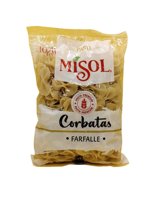 display x 20 Unid($507,5) Misol,Corbatas, pasta Premium 400 gr