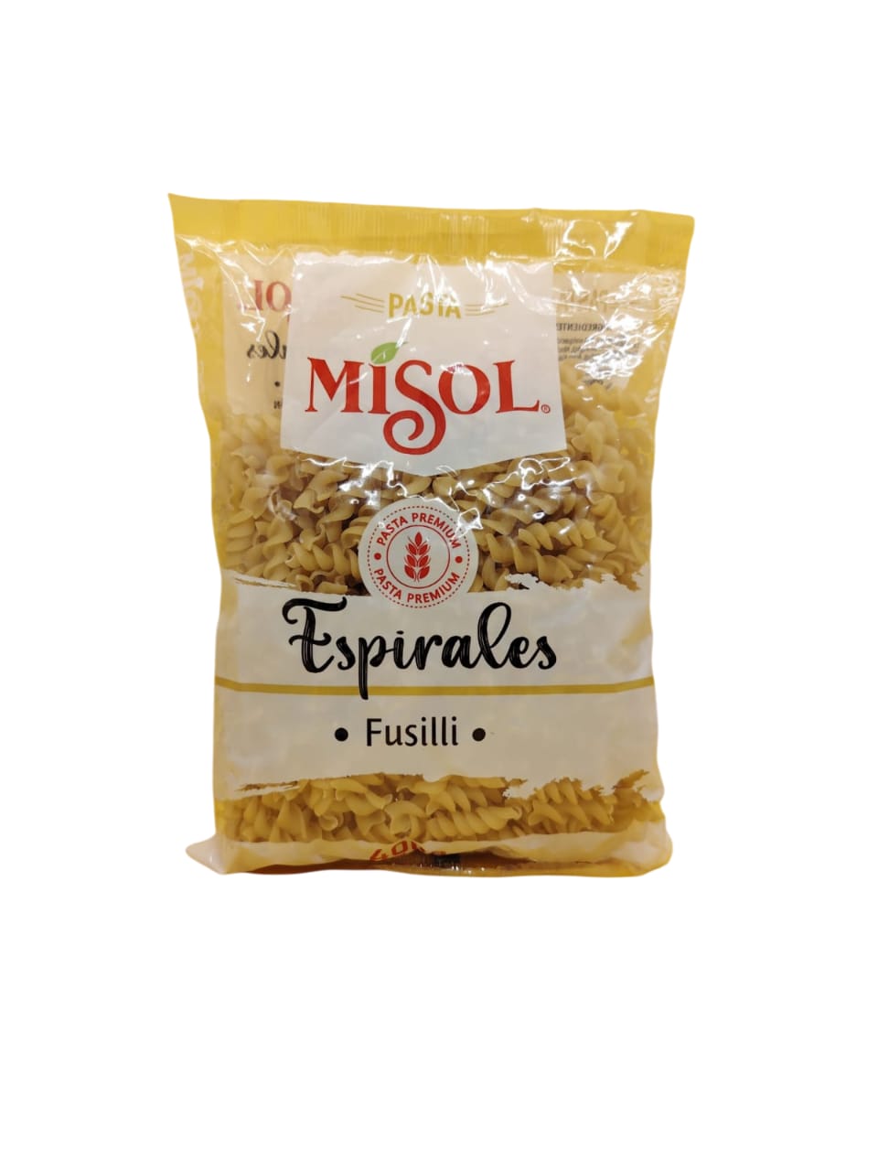 display x 20 Unid($507,5) Misol,Espirales, pasta Premium 400 gr