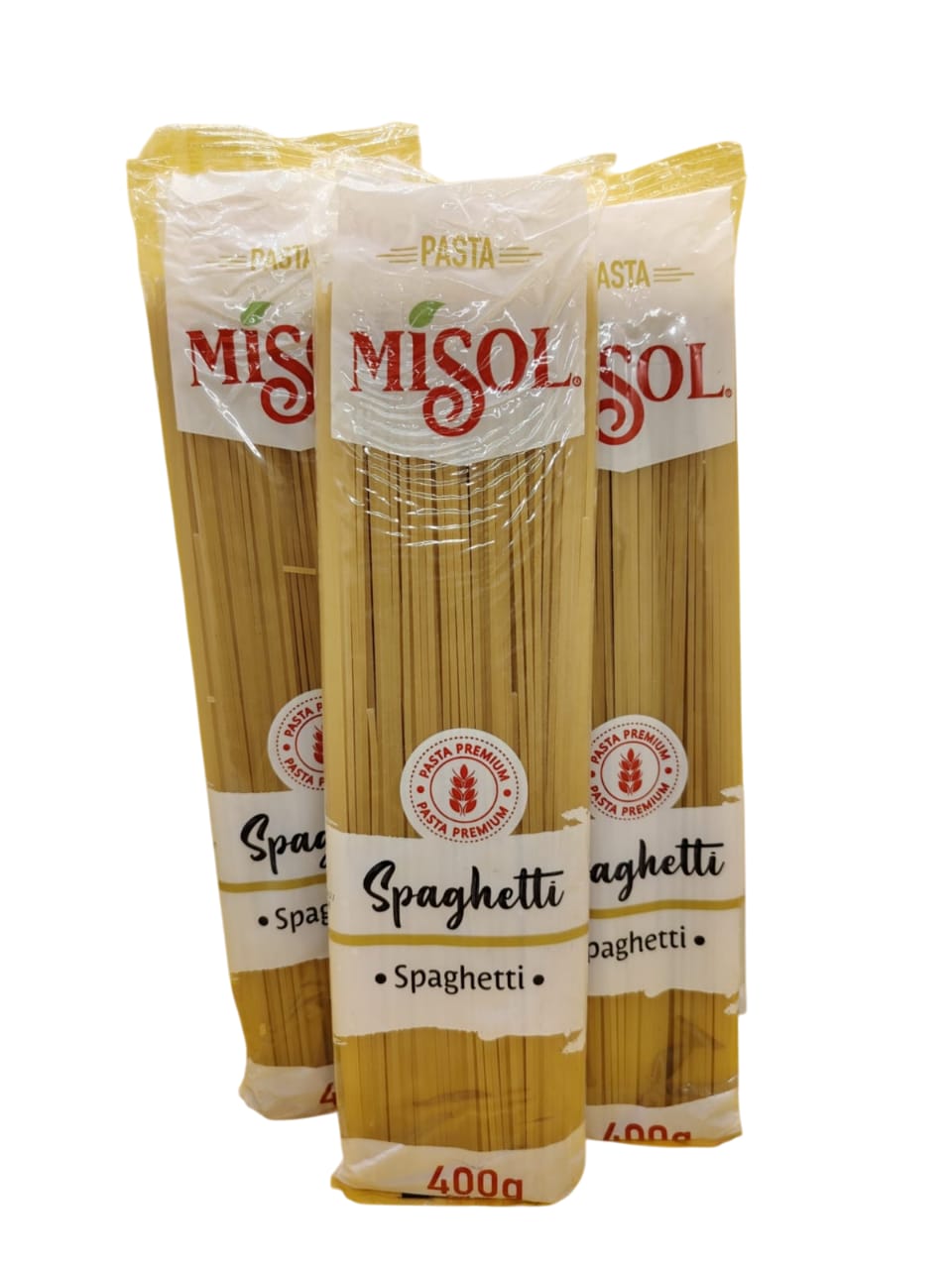 display x 20 Unid($507,5) Misol,Spaghetti, pasta Premium 400 gr