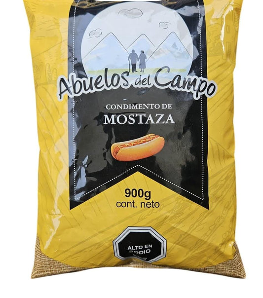 Cajax 15 Uni ($1400) Abuelos del Campo,Mostaza, 900 gr