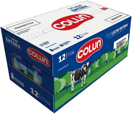 Caja x 12 Unid. ($1.289) Leche Entera Colun De 1 L